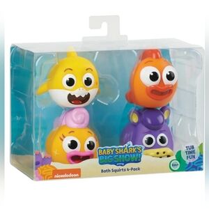 WowWee Baby Shark Squirt Toys 4pack Big Show